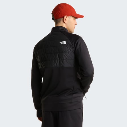 M REAXION 2.0 FLEECE HYBRID FULL ZIP JKT Black