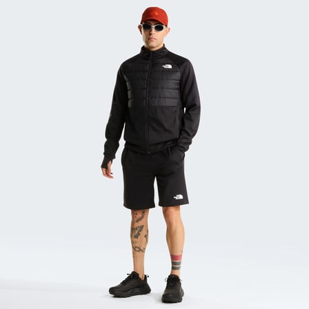 M REAXION 2.0 FLEECE HYBRID FULL ZIP JKT Black