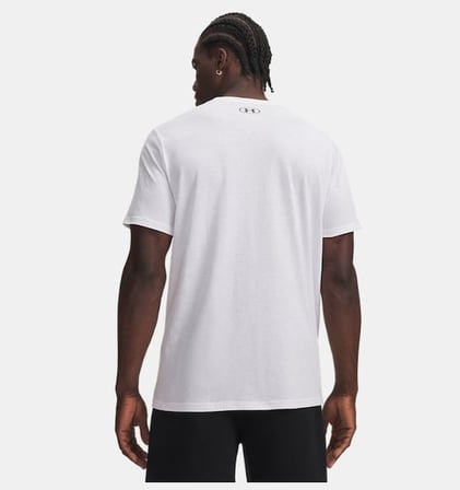 UA TEAM ISSUE WORDMARK SS Off White