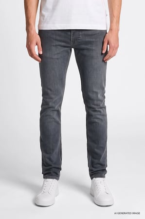 Luke Denim Pantolon Ashes