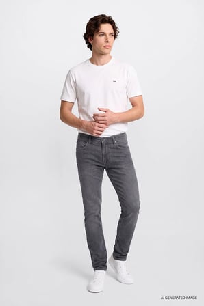 Luke Denim Pantolon Ashes