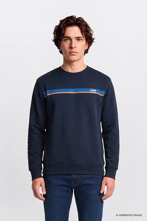 Small Logo Sweatshirt Navy