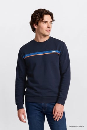 Small Logo Sweatshirt Navy