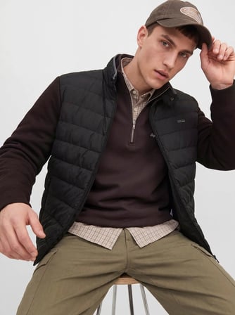 JPRBLUGARRY HYBRID JACKET Black