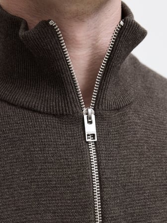 JPRMILANO STITCH KNIT HALF ZIP SN Delicioso