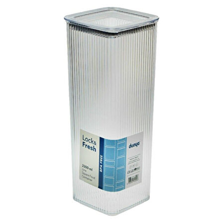 Dunya 2200 ML Kavanoz  Çizgi Desenli 32009