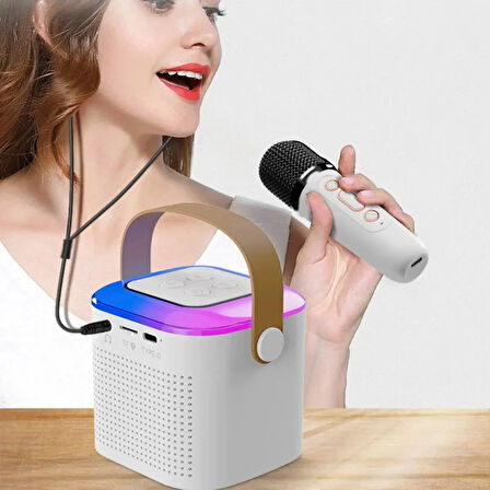 Blic Mikrofonlu Ses Bombası RGB Işık 5W BLS-59