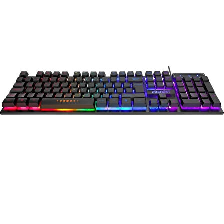 Everest Rainbow Q Membrane Oyuncu Klavyesi KB-24