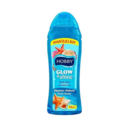 Hobby Duş Jeli 750ML Glow&Shine Okyanus Meltemi