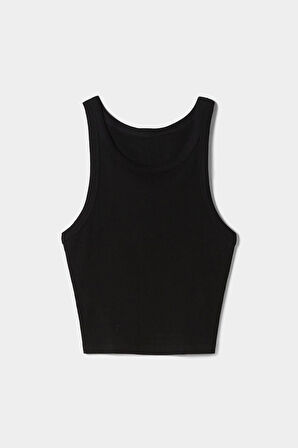 Fitilli Kolsuz T-shirt