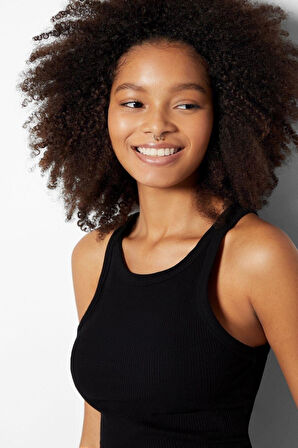 Fitilli Kolsuz T-shirt