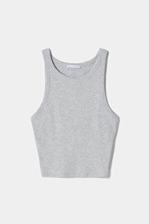 Fitilli Kolsuz T-shirt