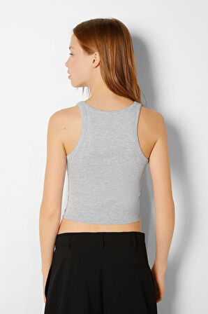 Fitilli Kolsuz T-shirt