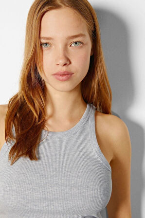 Fitilli Kolsuz T-shirt