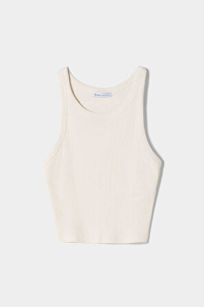 Fitilli Kolsuz T-shirt