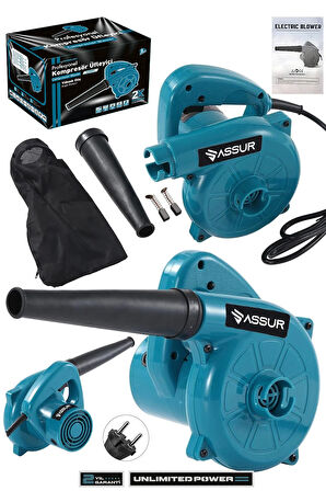 Assur Plus 450W Elektrikli Hava Üfleme Emme Körüğü