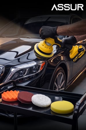 ASSUR 21V 150 mm Akülü Polisaj Makinesi – Oto Pasta Cila ve Zımpara Makinesi