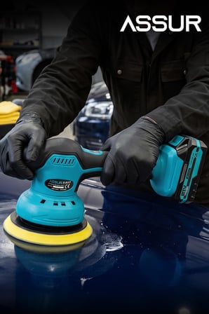 ASSUR 21V 150 mm Akülü Polisaj Makinesi – Oto Pasta Cila ve Zımpara