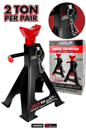 ASSUR 2 Ton Oto Kriko Araç Kaldırma Krikosu Araç Sehpası