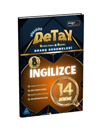 8. Sınıf Pisagor Detay 14'Lü İngilizce Branş Denemesi