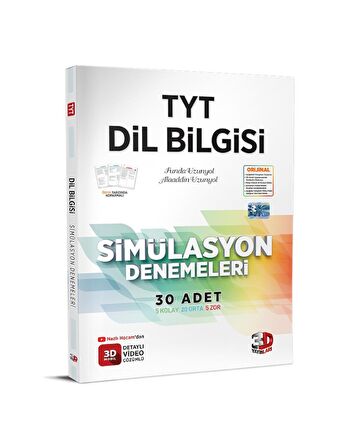 TYT 3D Simülasyon Dilbilgisi Denemeleri 2024