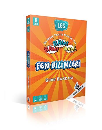 Strateji 8. Sınıf Bam Bam Fen Bilimleri Soru Bank.
