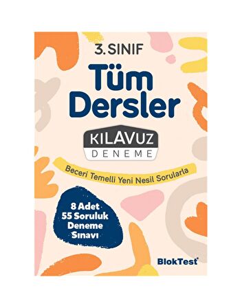 3.Sınıf Bloktest Tüm Dersler Kılavuz Deneme