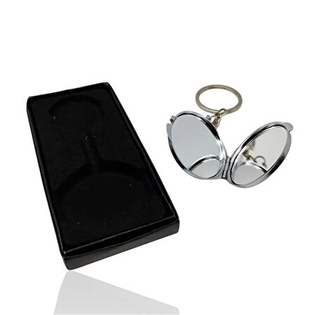 Kişiselleştirilebilir  Metal Aynalı  Anahtarlık