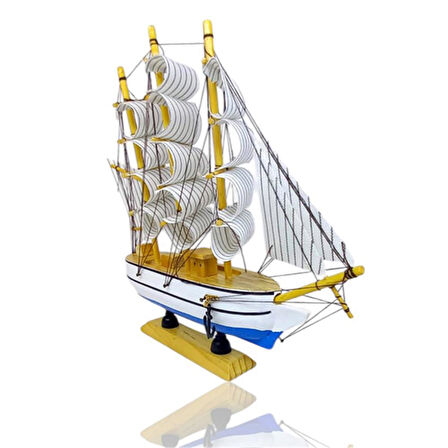 Büyük Boy Dekoratif Ahşap Gemi Model2