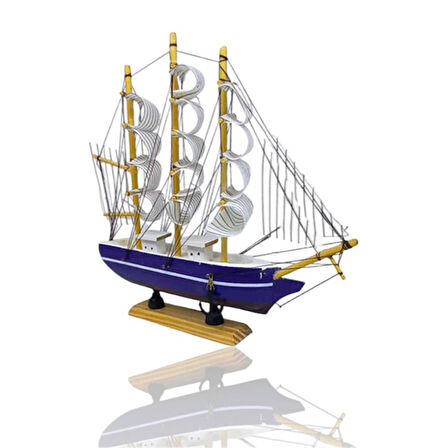Büyük Boy Dekoratif Ahşap Gemi Model3