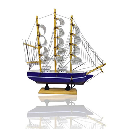 Büyük Boy Dekoratif Ahşap Gemi Model3