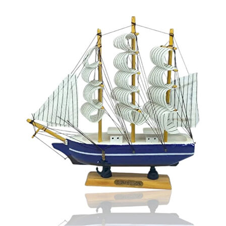 Büyük Boy Dekoratif Ahşap Gemi Model3