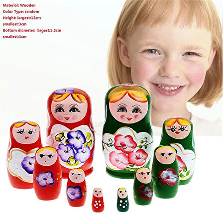 5'Li Matruşka Pembe