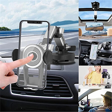 360 Derece Ayarlanabilir Numaratörlü Telefon Tutucu