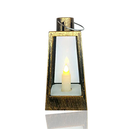 Dekoratif Pilli Gemici Feneri Bronz