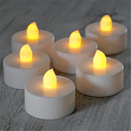 Yuvarlak Model Led'Li Tealight Mum