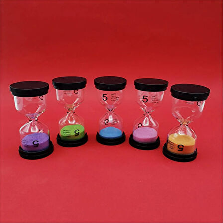 5 Dakikalık Mor Renk Kum Saati