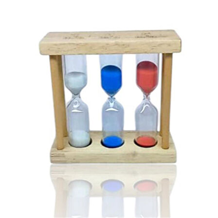 1,3,5 Dakikalık Ahşap Kum Saati