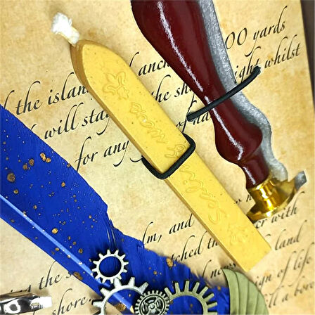 Tüylü Divid Kalem Set Mühürlü 5 Adet Uçlu Ayaklı