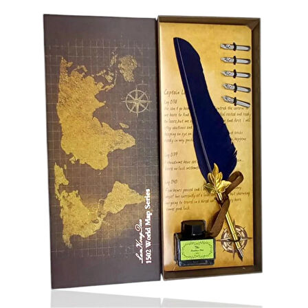 Tasarım Divid Kalem Şık Tüylü Kalem 5 Afet Farklı Uçlu