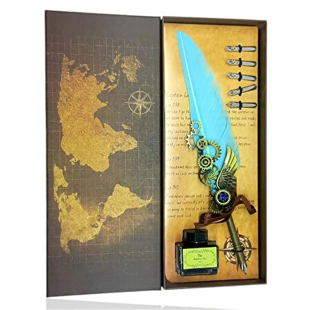 Tasarım Divid Kalem Şık Tüylü Kalem 5 Afet Farklı Uçlu