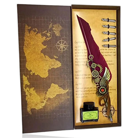 Tasarım Divid Kalem Şık Tüylü Kalem 5 Afet Farklı Uçlu