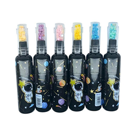 6'Lı Fosforlu Kalem Astranot Temalı