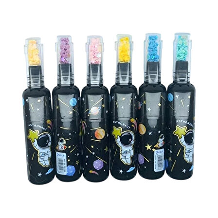 6'Lı Fosforlu Kalem Astranot Temalı