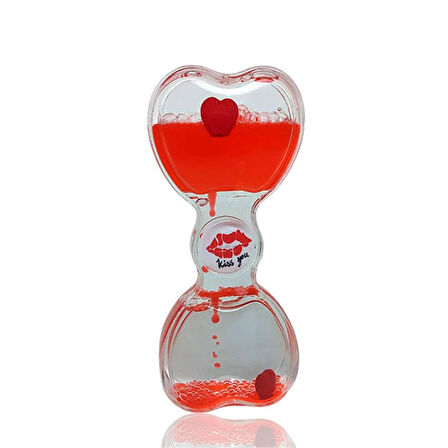 Sevgili Temalı Jel Kum Saati