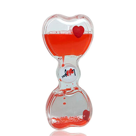 Sevgili Temalı Jel Kum Saati