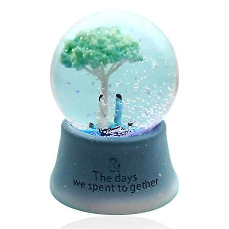 Işıkı Orta Boy Müzikli Kar Küresi