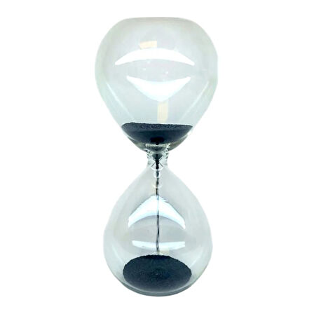 Dekoratif İlginç Manyetik Kum Saati Metal Altlıklı