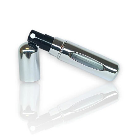 Doldurulabilir Mini Cep Parfüm Şişesi Crom