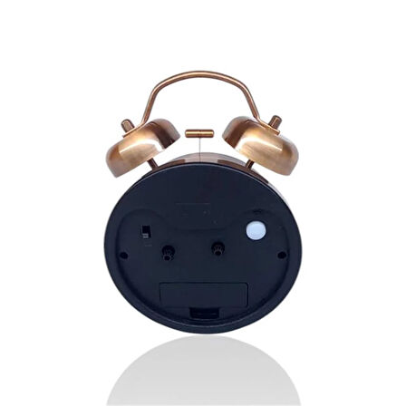 Metal Çalar Saat Bronz Renk